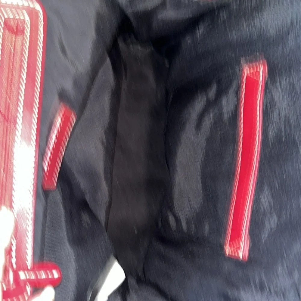 Tignanello  Backpack Mini  bag  genuine leather  Red wear as sling back  10” EUC